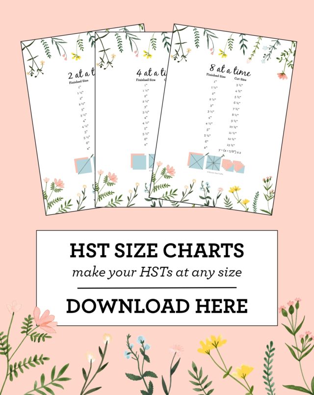 HST chart printables download