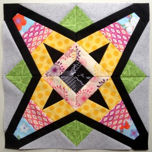 Refractatorium paper pieced block