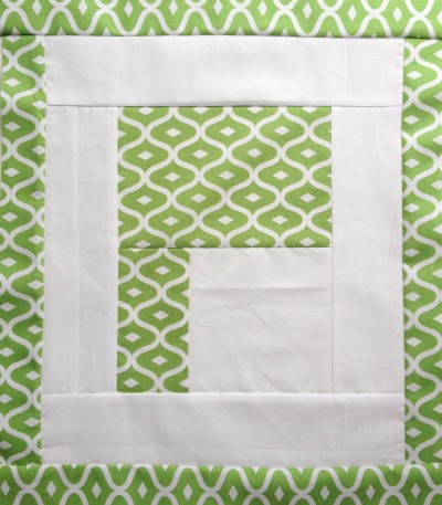 Letter P quilt block