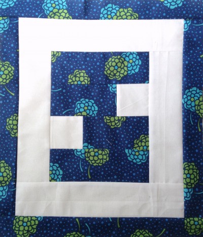 Letter S quilt block