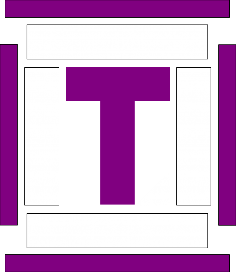 Letter T diagram 2