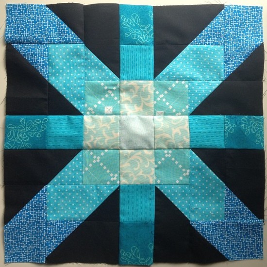 Supernova quilt block