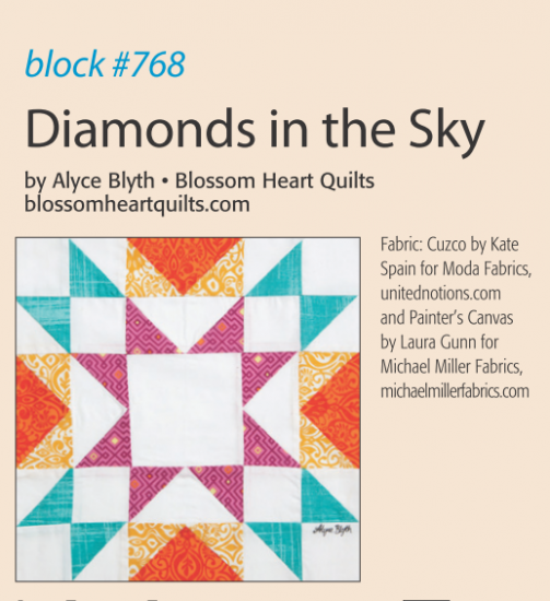 Diamonds In The Sky Quiltmaker