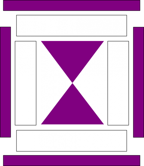 Letter X diagram 4