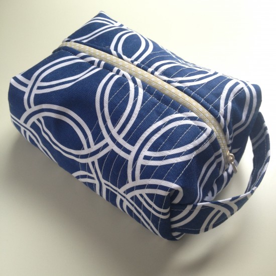 Boxy zipper pouch