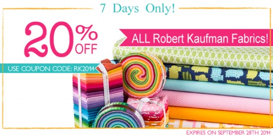 Robert Kaufman Kona sale