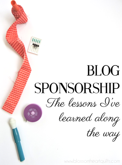 The blog sponsorship lessons I've learned