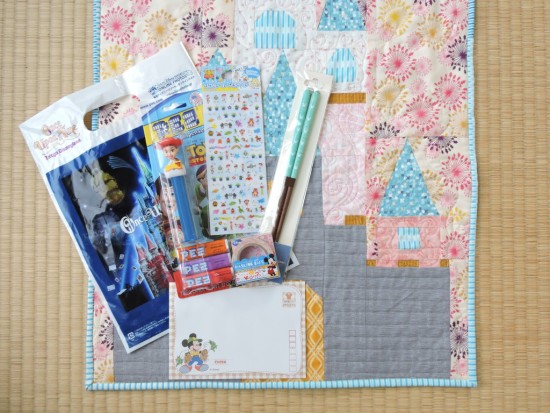 Disney quilt swap goodies