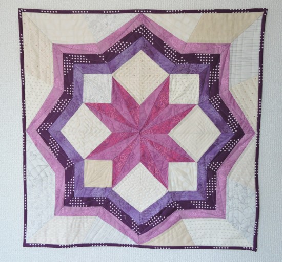 Happy Star mini quilt