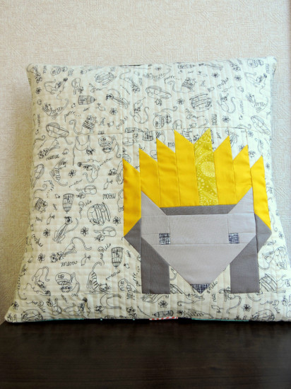 Hazel Hedgehog pillow