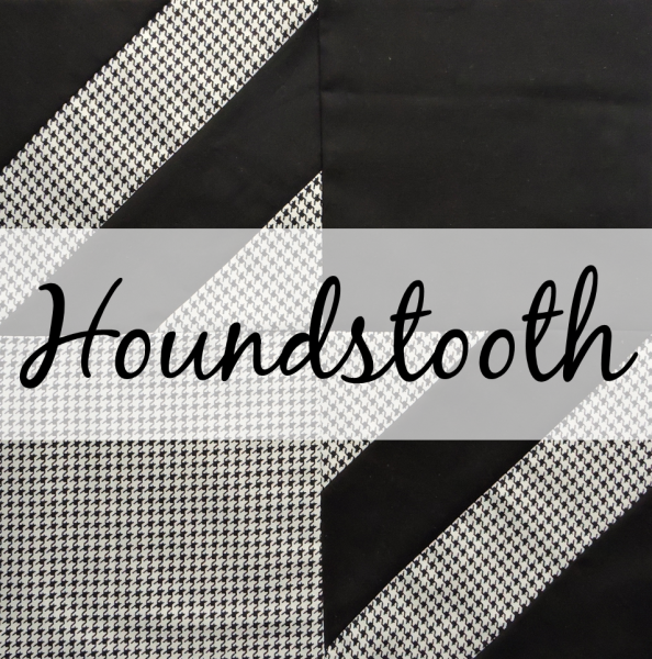 Houndstooth quilt block tutorial