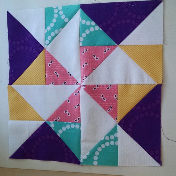 Spinwheel quilt block
