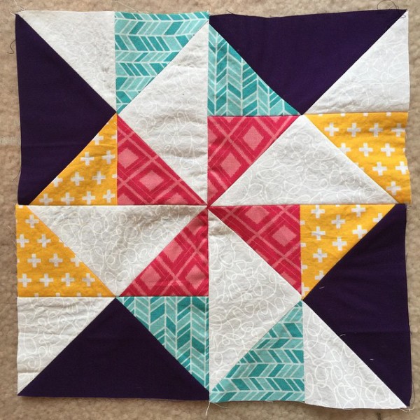 Spinwheel quilt block