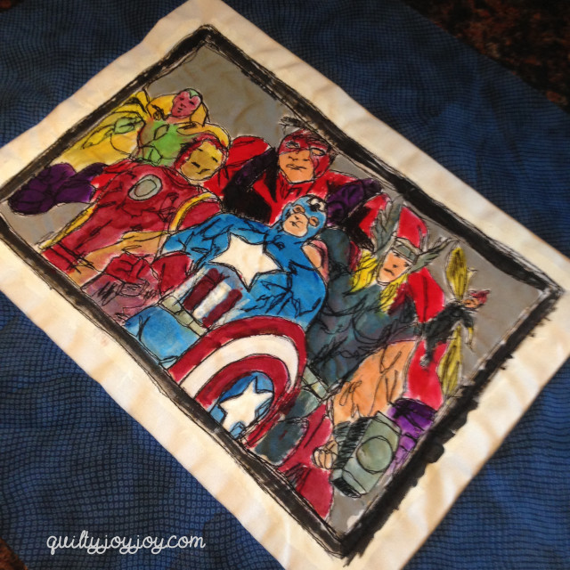 Avengers mini quilt