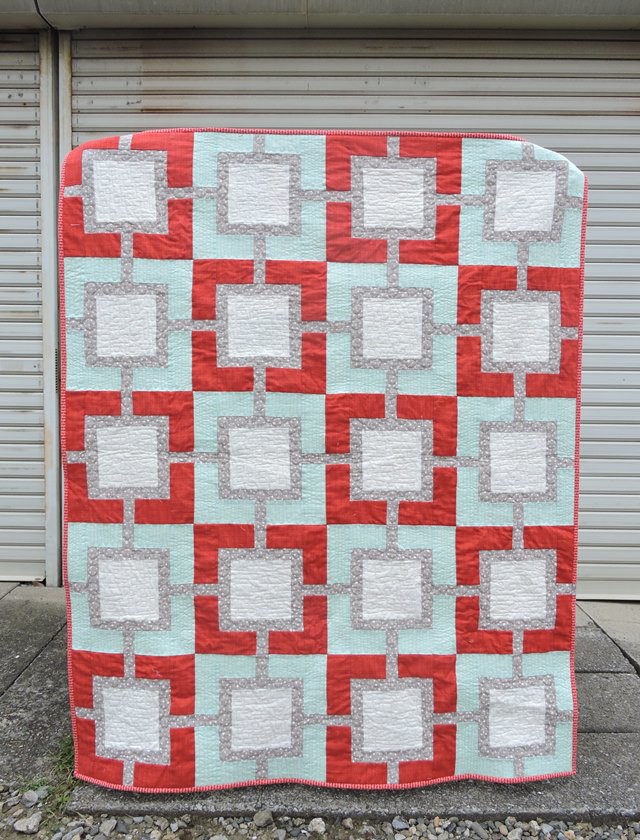 Pearl Gray quilt front