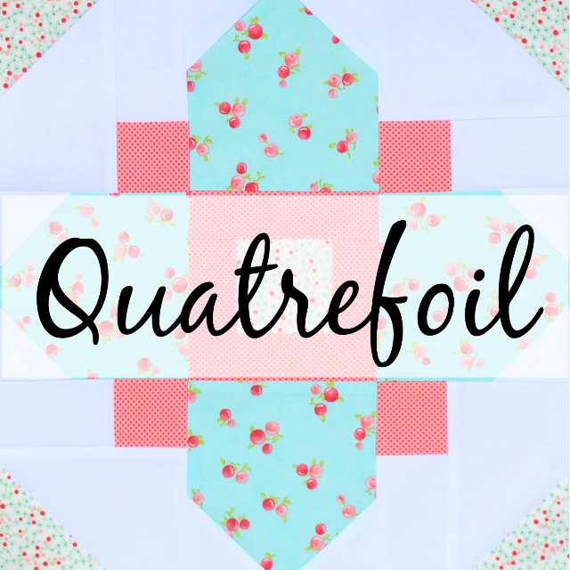 Quatrefoil quilt block tutorial