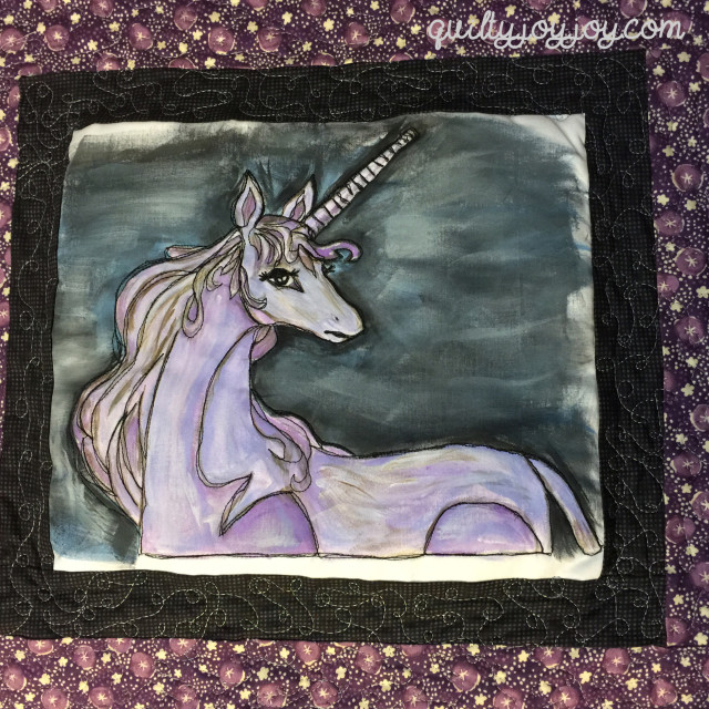 last unicorn mini quilt