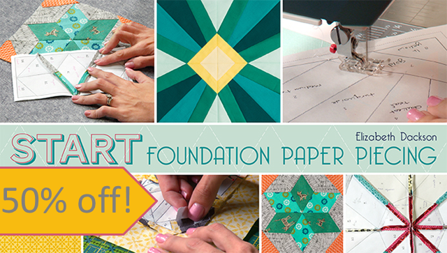 Start Foundation Paper Piecing Class sale