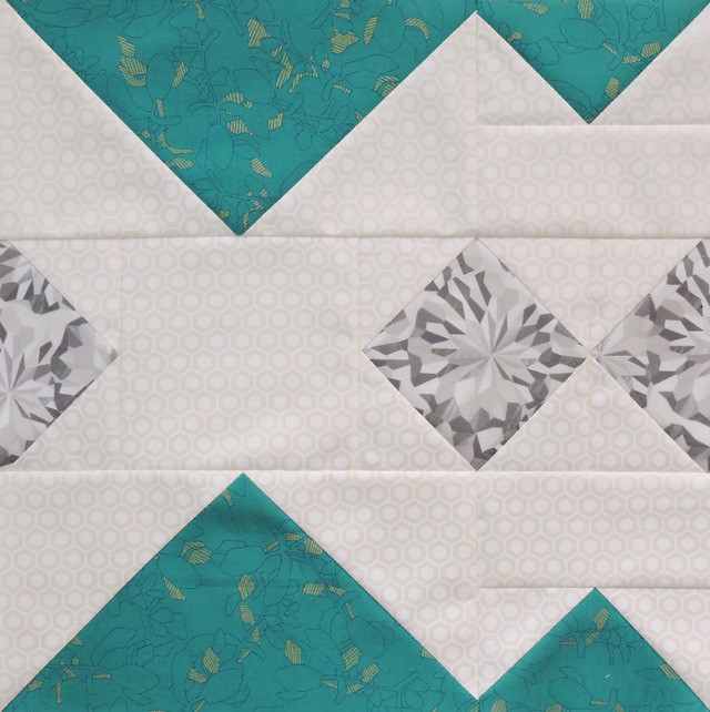 Alpine quilt block tutorial