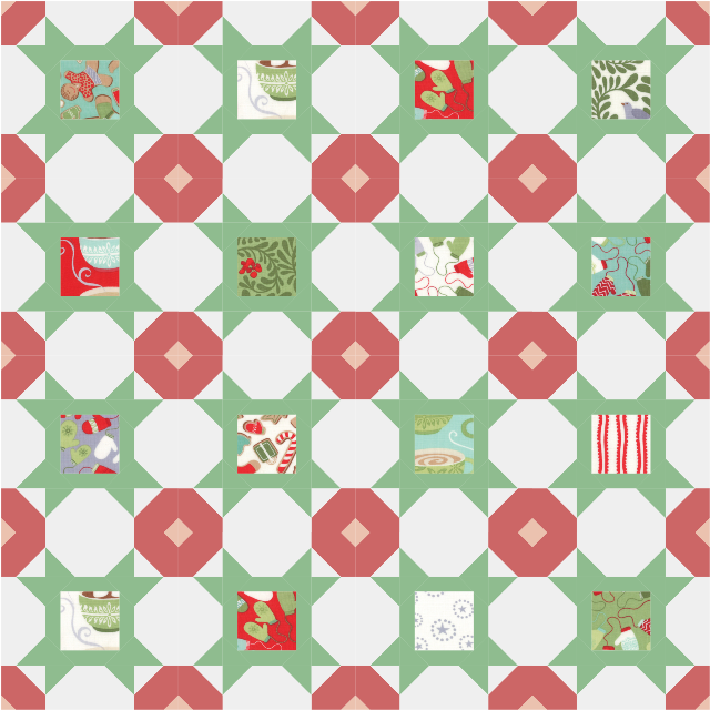 Christmas Star quilt
