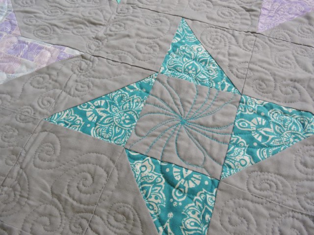 Aurora BOM friendship star quilting