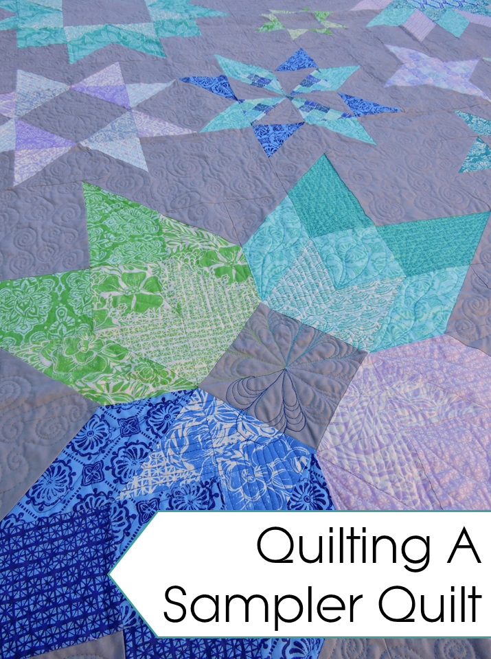 Mulling over quilting possibilities for quilt panels and printed