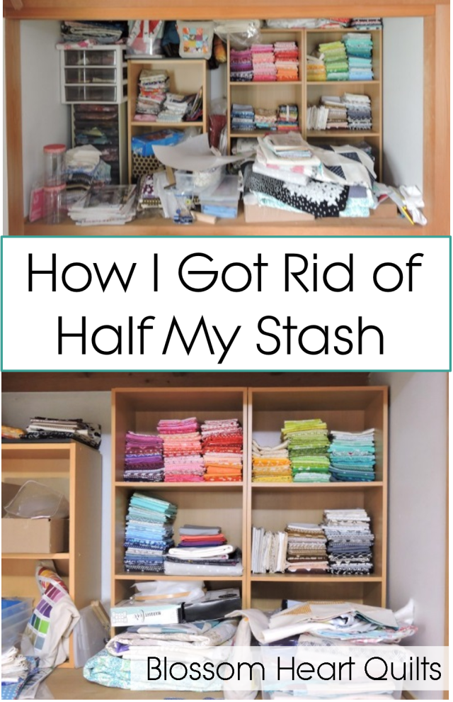 How I got rid of half my stash