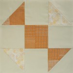 Modern HST Sampler quilt block Candy