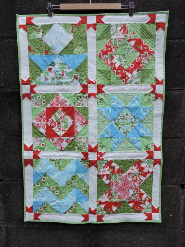 HST Christmas quilt