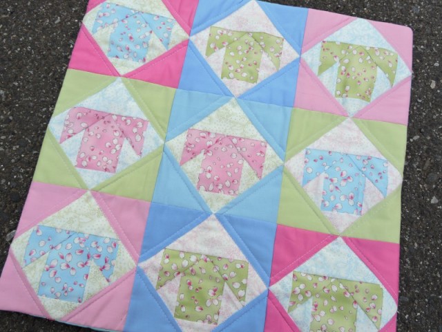 Mini Kimono quilt block pattern