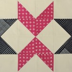 Modern HST Sampler Pointed quilt block