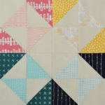 Modern HST Sampler quilt block Intersection