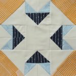 Modern HST Sampler Introspection quilt block tutorial