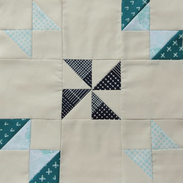 Modern HST Sampler quilt block tutorial Turnstile