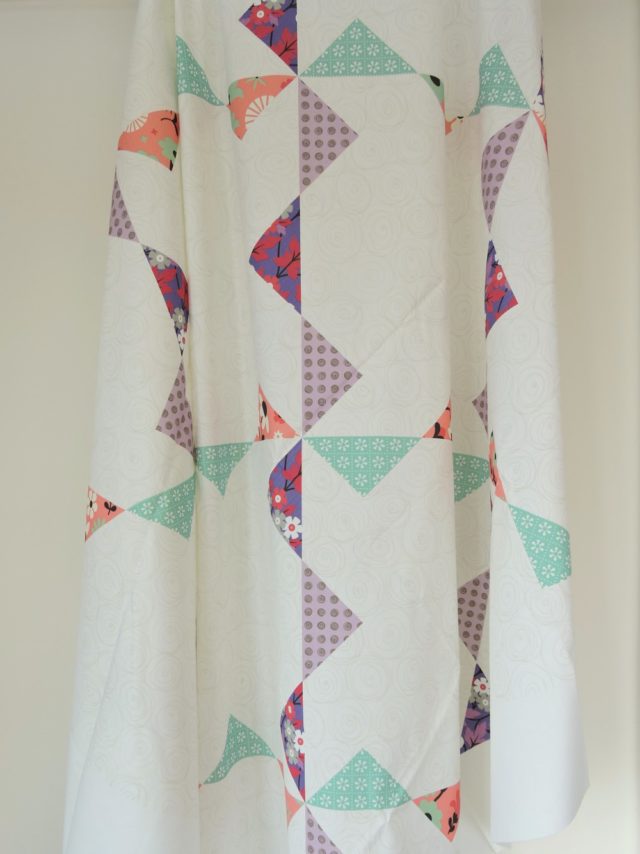 Bunting quilt top