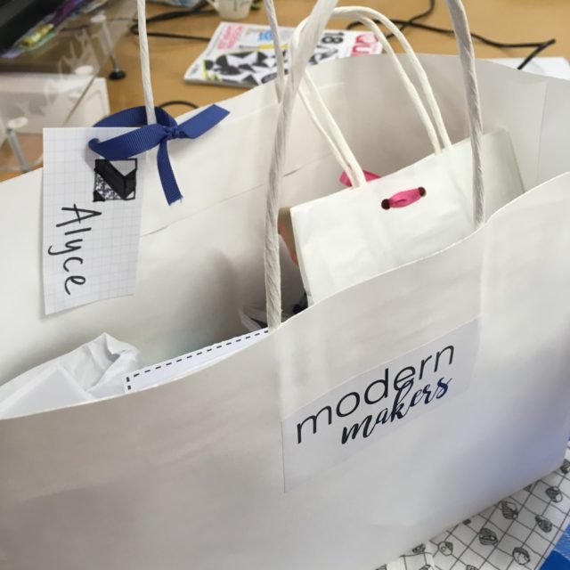 Modern Makers Retreat swag bag