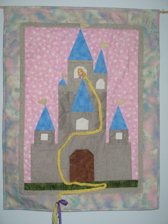 Princess castle quilt