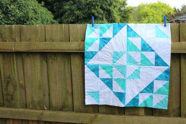 24 inch version of Snowflake by BlossomHeartQuilts.com