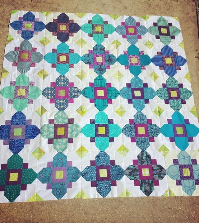 Quatrefoil quilt from free quatrefoil quilt pattern