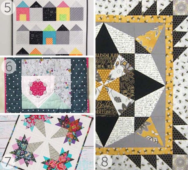 Easy mini quilt tutorials - see more at BlossomHeartQuilts.com