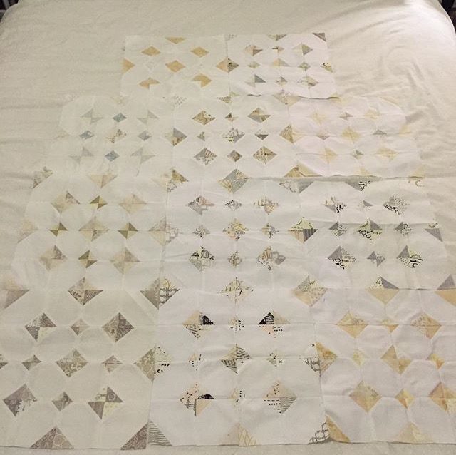 Mineral quilt by chrismakesthings. Tutorial at BlossomHeartQuilts.com