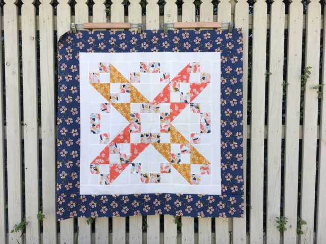 Jacobs Ladder quilt pattern in Paper Meadow by JillyP Studio for Dashwood Studio