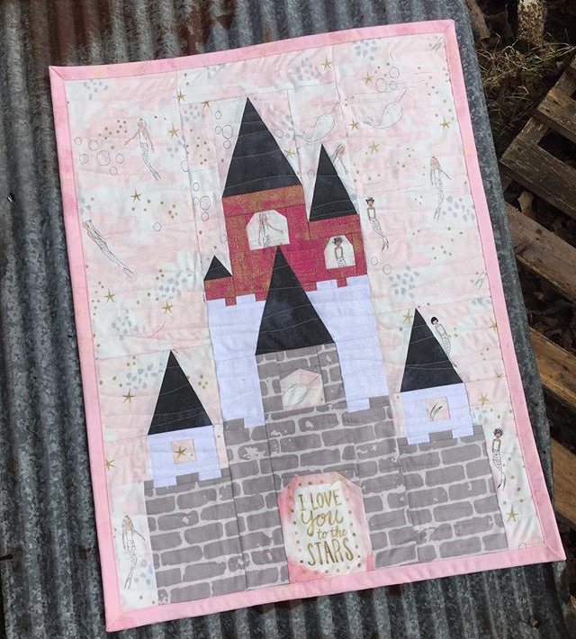 Fairy Tale Castle mini quilt