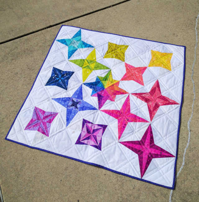 Milky Way Sampler quilt by sewsweetness