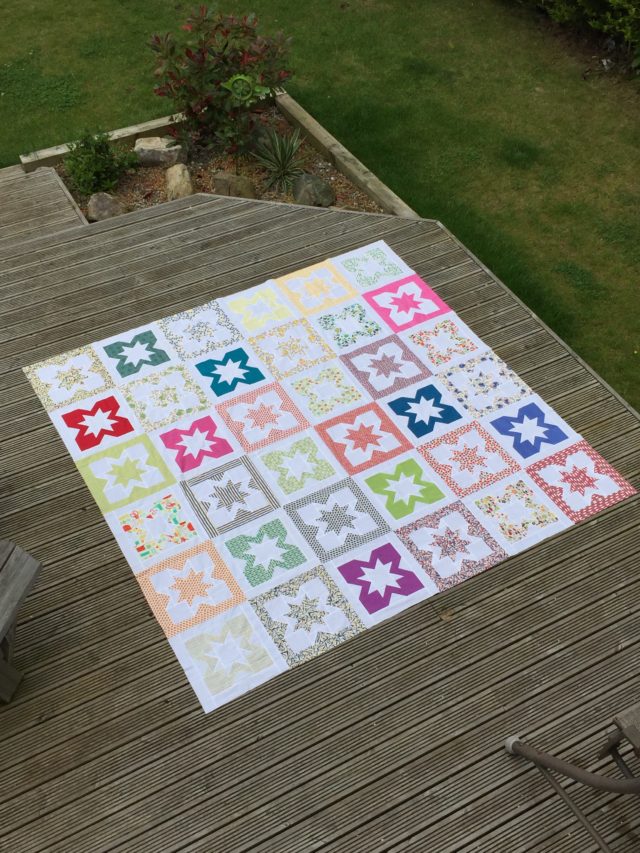 Geode quilt by Gemma