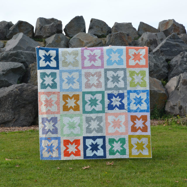 Geode quilt by Kat