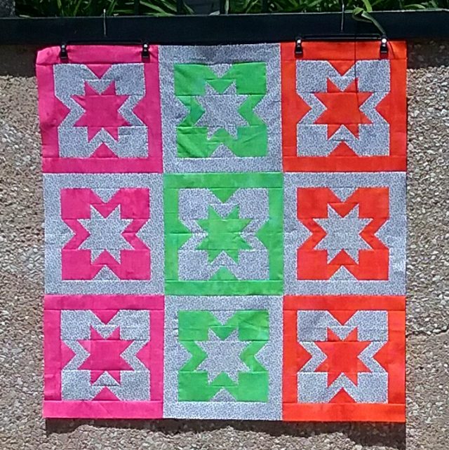 Geode quilt by Kris