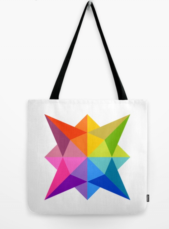 Celestial 18 inch tote bag