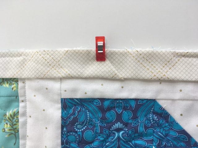 How to easily join binding tails on a quilt