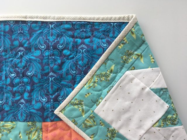 How to machine bind a quilt tutorial